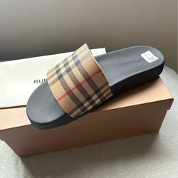 Burberry slides