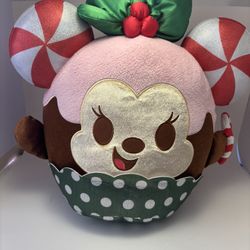 Munchlings Minnie Mouse Christmas Peppermint Cupcake Plush Disney R1 R4