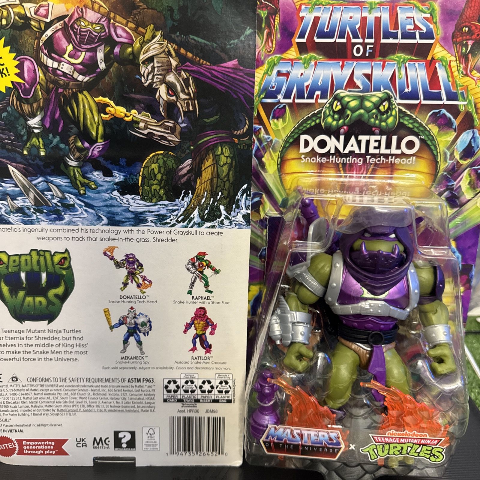 NEW Turtles of Grayskull - DONATELLO - MOTU TMNT Masters Universe 2024