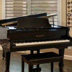 Kohler And Campbell Baby Grand Piano With CD Player