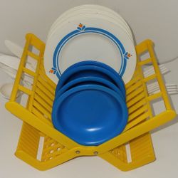 Vintage Fisher Price Childs 20 Pc Dish Set