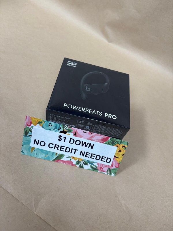 Beats Powerbeats Pro Headphones New - Only $1 Today Pay The Rest Later!