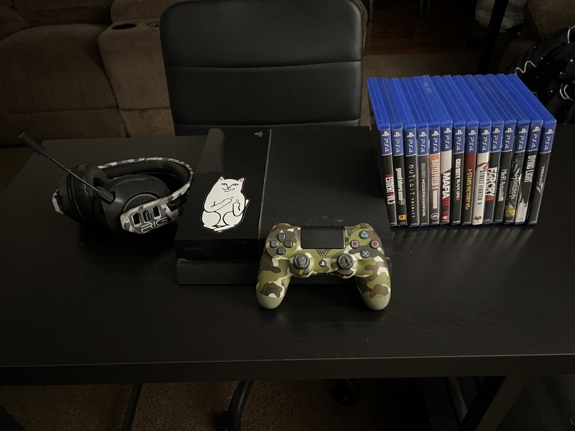 PS4 + Games + Wireless Headset 