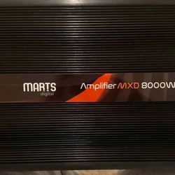 Marts Digital MXD Series Monoblock 8K Class D 1 Ohm Amplifier MXD-8000