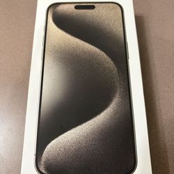 iPhone 15 Pro Max 256gb Natural Titanium Fully Unlocked Flawless Condition