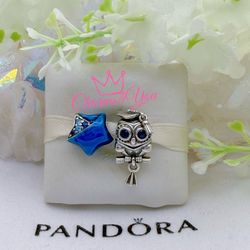 Adorable Charm 925 silver for Pandora moments bracelet. (👩🏻‍🎓Set of two graduation charms.)