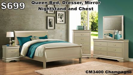 $300 OFF! CLOSE OUT SALE! BRAND NEW QUEEN BEDROOM GROUP!