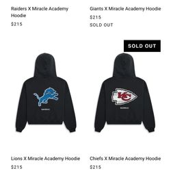 Lions X Miracle Academy Hoody