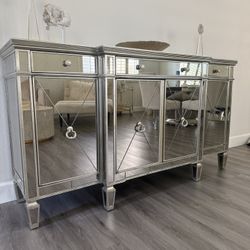 Mirrored Sideboard Buffet Cabinet From Z Gallerie 