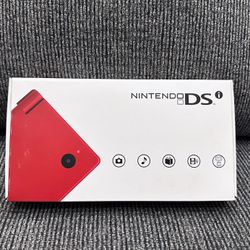 New Open Box Nintendo DSi Matte Red Handheld System Console