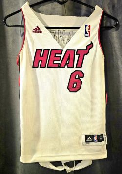 Adidas Miami Heat James 6 Basketball Jersey