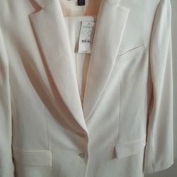 Woman's Express Blazer And Skirt 