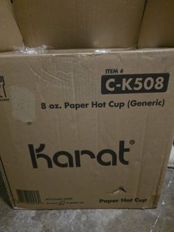 8oz Hot Cup with Lid $10