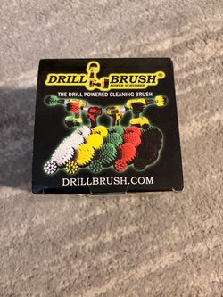 Drill Brush Power Scrubber Attachment Set