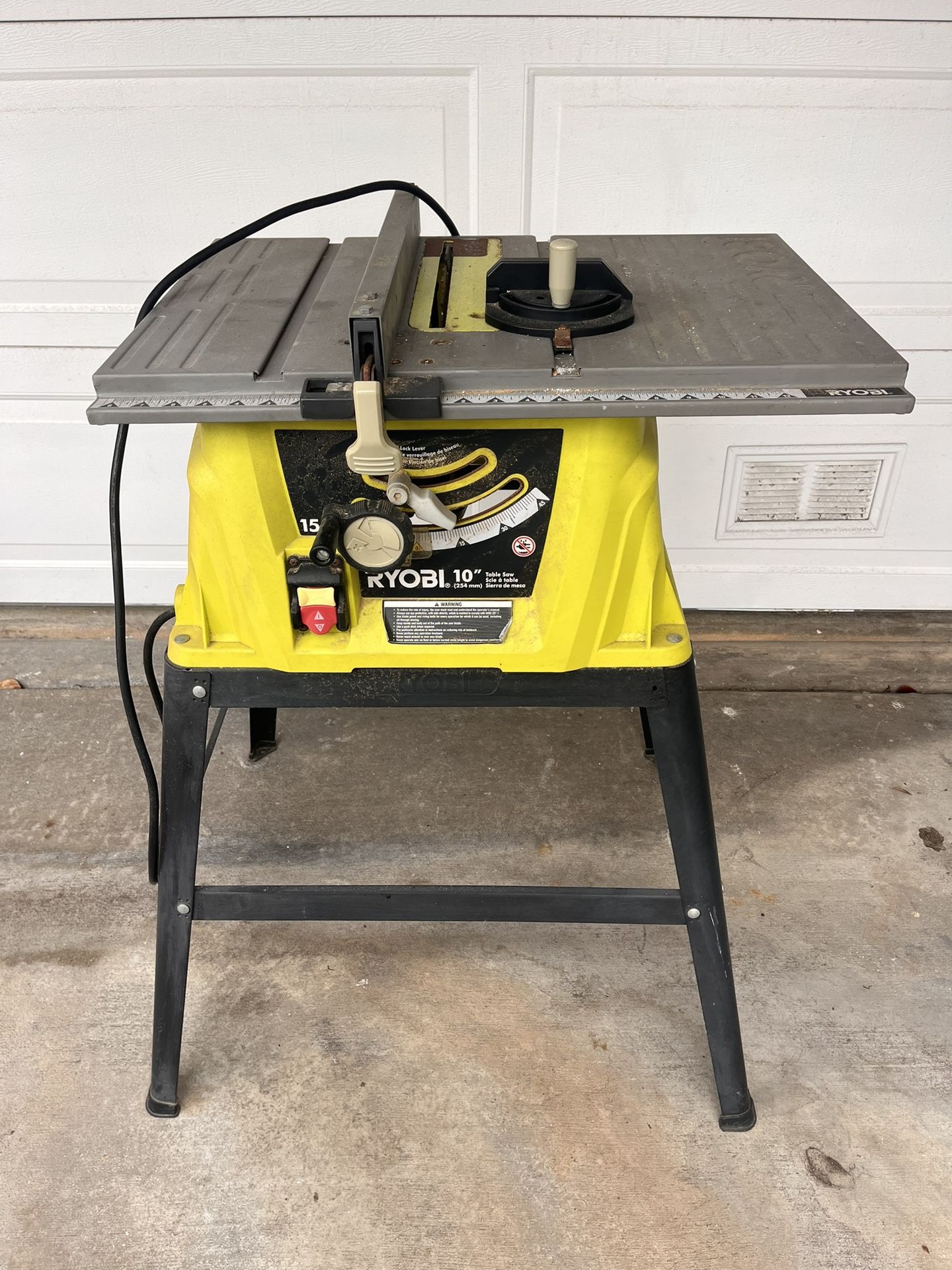 RYOBI 10” Table Saw