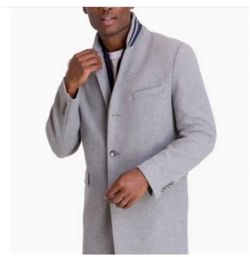 Michael Kors slim Fit Gray Wool coat 