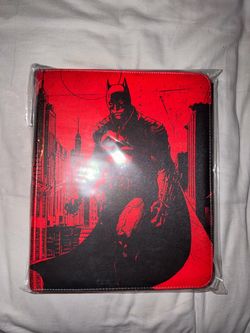Batman Trading Card Binder Red and Black