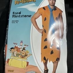 New Adult Fred Flinstone Costume