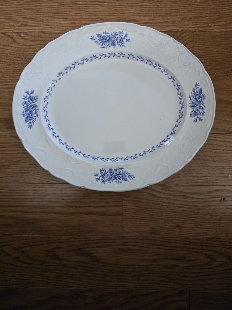 Vintage Johnson Brothers "Springfield" Oval Serving Platter