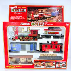 New Bright Talking Silver Rail Express Train Set