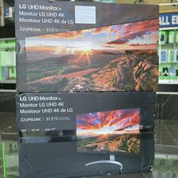 LG UHD Monitor 4K 32” (Take It Home In Payments/ llévalo a casa en pagos 