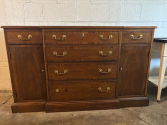 Walnut Sideboard/Office Credenza/Dresser by Councill Craftsman