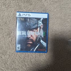 Metal Gear Solid Snake Eater PlayStation 5 New Sealed 