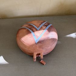 hand-painted, Southwest-style pottery