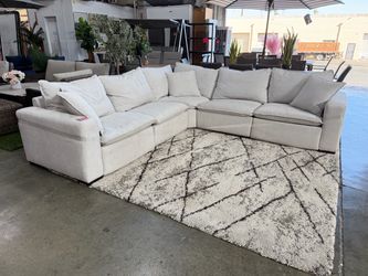 East & Vine Furniture Alena Fabric Power Reclining Sectional