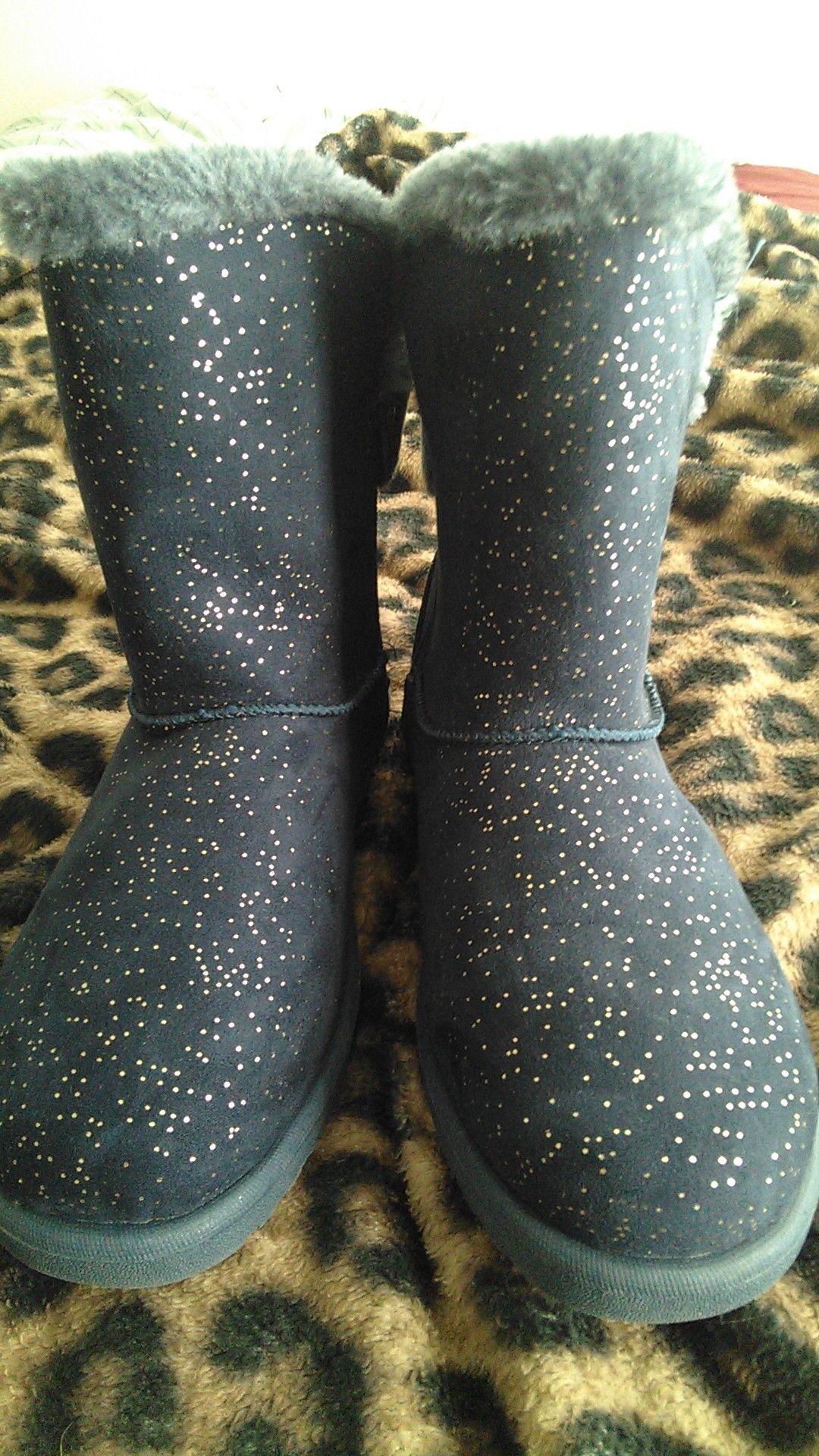 Blue boots