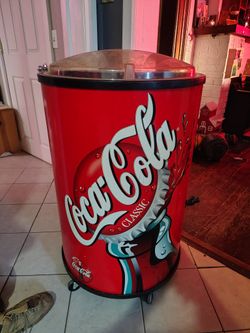 Rolling Coca-Cola Cooler
