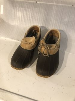 LL Bean Rubber Moc men’s size 7
