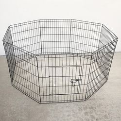 Brand New $44 Dog 8-Panel Playpen, Each Panel 30” Tall X 24” Wide Metal Pet Gate Exercise Fence Crate Kennel