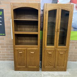 Set if 2 Tall Cabinets
