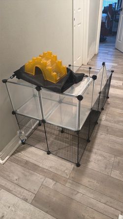 DIY Small Animal Cage Enclosure with Liner