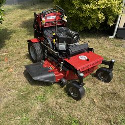 Stand on mower