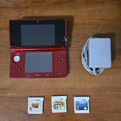 Nintendo 3DS Flame Red 