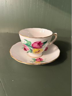 Vintage cup and saucer.