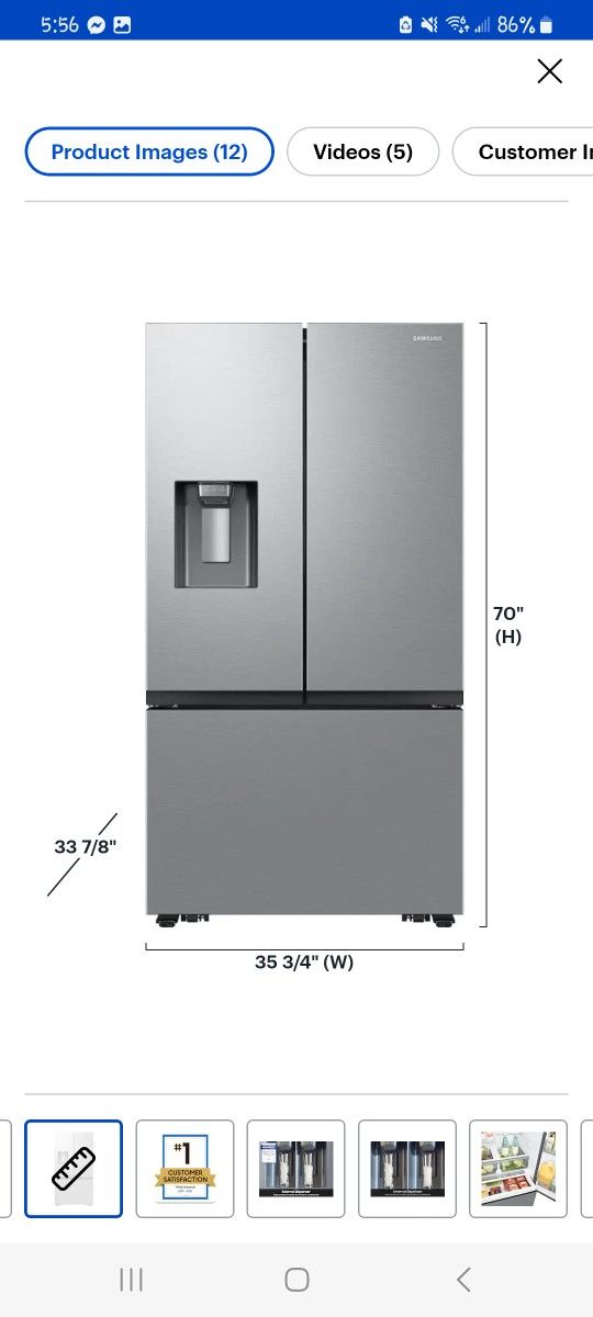 Samsung Mega Fridge With Ice Maker