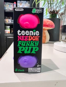 Needoh Teenie Funky Pup 3 Pack