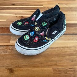 Kids Size 10 Vans Slips Ons- Yo Gabba Gabba