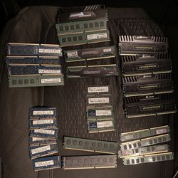 RAM Lot – DDR3 & DDR4 (Desktop + Laptop Kits) – $175 for All