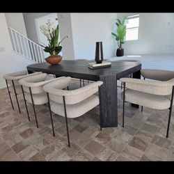 Morden Table And Elegant Comfortable Chairs $2800