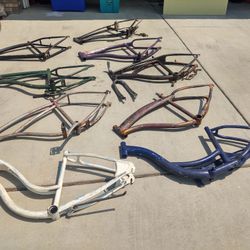 Vintage bike frames $200 obo for ALL 9