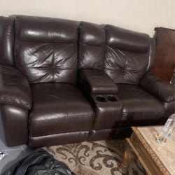 Two Black Couches 
