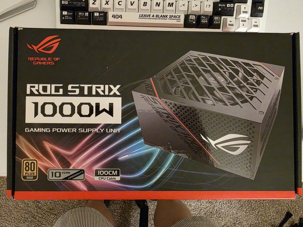 ROG Strix 1000W gold plus PSU