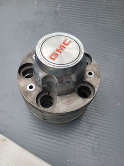 Vintage GMC Rally Wheel Center Caps - Set of 4 (1(contact info removed))
