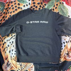 G-Star RAW logo crewneck sweatshirt Large
