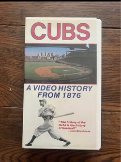 Cubs video history from 1876 VHS tape
