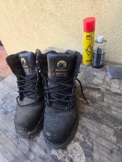Black work boots (steel toe)